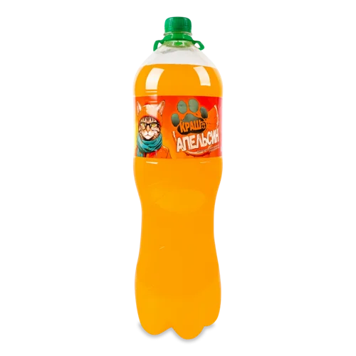 Напій Безалкогольний Сильногазований Соковмісний Апельсин Вищого Ґатунку, п/пл 2л