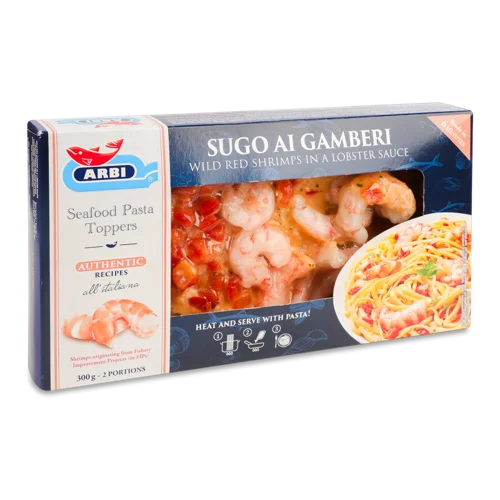 Соус Arbi З Дикими Креветками, Омарами І Томатами, в/ґ, 250г