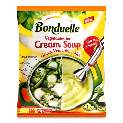 Крем-Суп Зелений, Овочева Суміш, Бондюель, в/ґ, 400 г