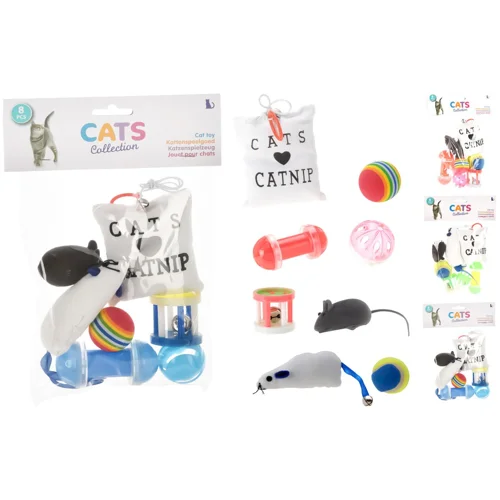 Набір іграшок Cats Collection для котів 8шт