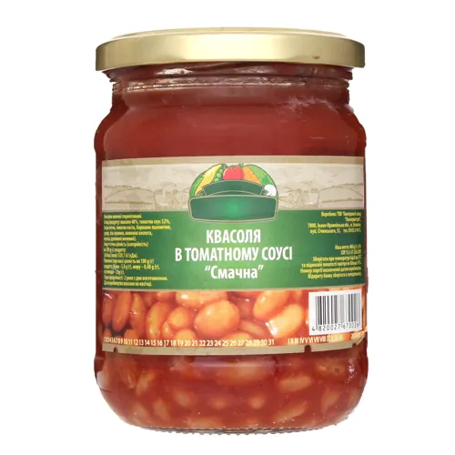 Квасоля в томатному соусі Смачна Консерваторія 480г