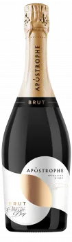 Вино ігристе Apostrophe біле брют 10-13,3%, 0,75л