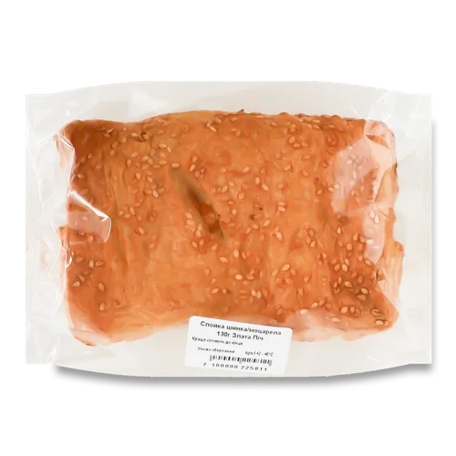 Шинка-Моцарела В/К Слойка Злата Піч, 130г