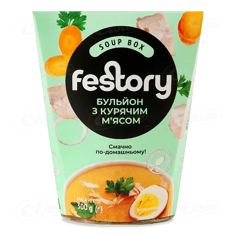 Бульйон Festory з курячим м'ясом, 300г