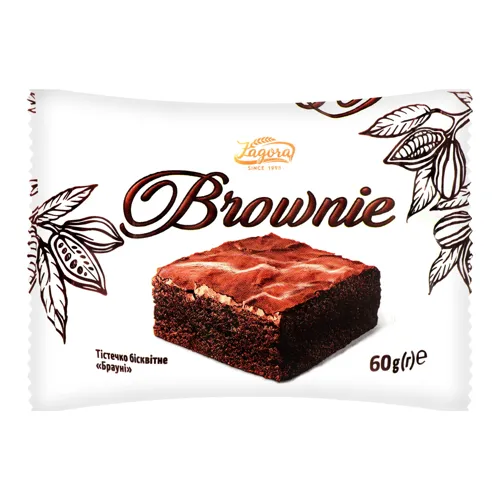 Тістечко бісквітне Brownie Zagora м/у 60г