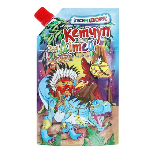 Кетчуп для дітей від 6 років Лагідний Помідора д/п 200г