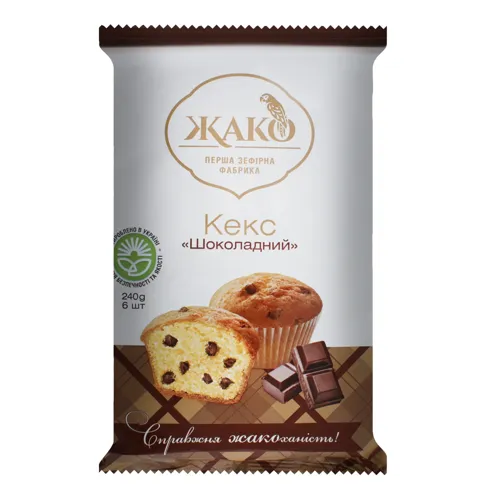 Кекс Шоколадний Жако м/у 240г