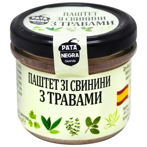 Паштет Pata Negra з травами 110г