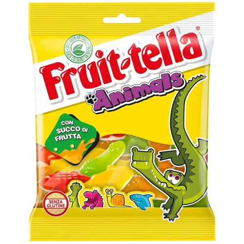Цукерки Фрутелла Звірі мікс жувальні 90г
