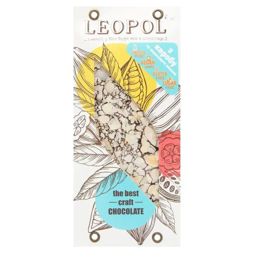 Шоколад Leopol' Кероб Мілк з керобу без цукру 95г