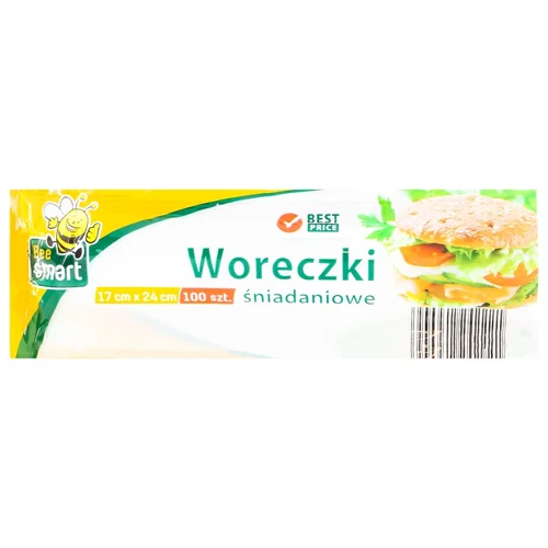 Пакети Paclan Bee Smart для сніданків 17x24см 100шт
