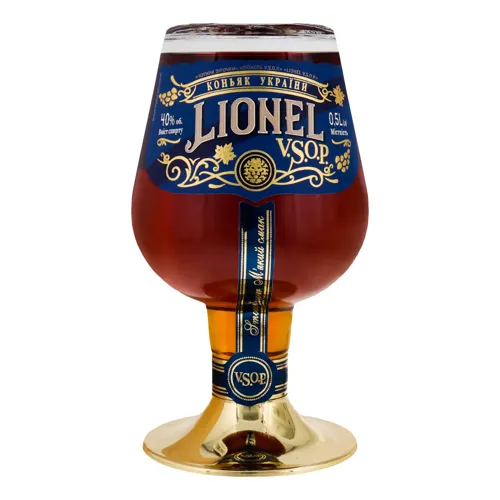 Коньяк 0.5л 40% Чотири зірки V.S.O.P. Lionel пл