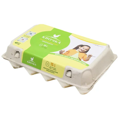 Яйця курячі Квочка С1 15шт