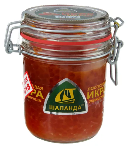 Ікра лососева зерниста солена Шаланда с/б 350г