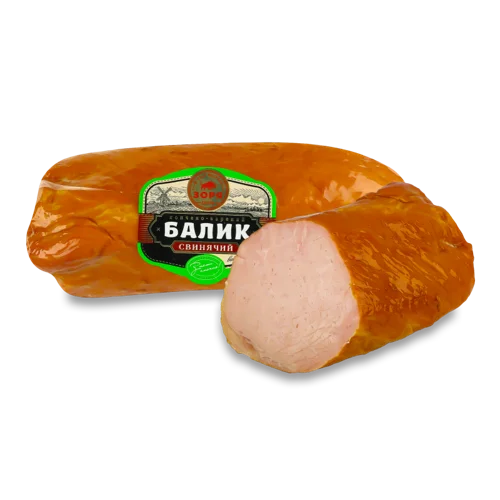 Балик Свинячий Варено-Копчене Зоря Дніпра в/к, кг