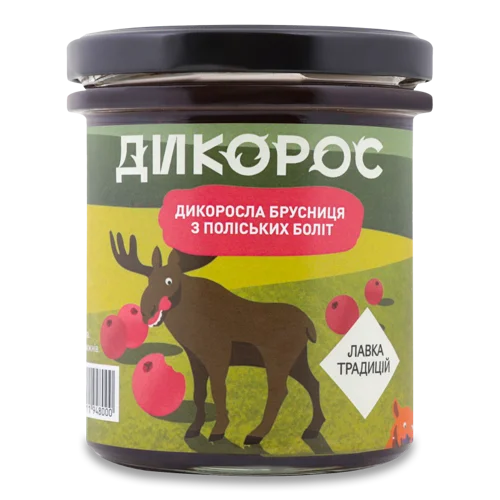 Варення З Брусниці, Дикорос, В/ґ, С/б 365г