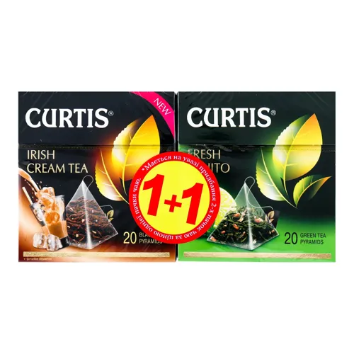 Набір чаю Irish cream+Fresh mojito Cocktail Curtis 1шт