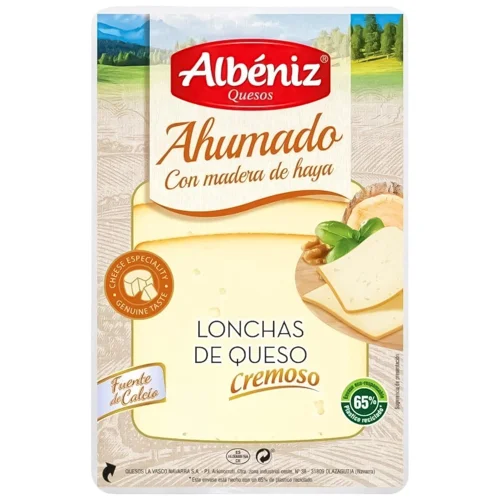 Сир Albeniz Ahumado копчений нарізка 45% 60г