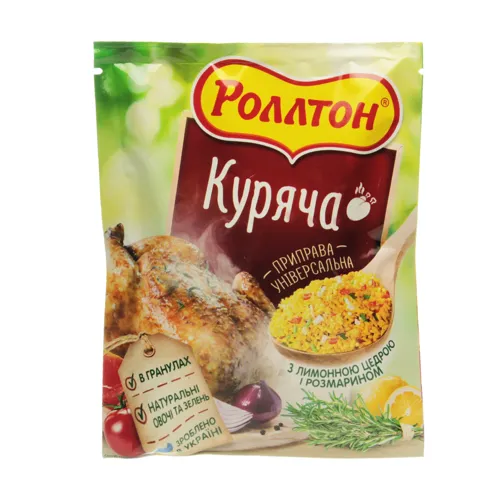 Приправа Роллтон Куряча гранульована універсальна 60г
