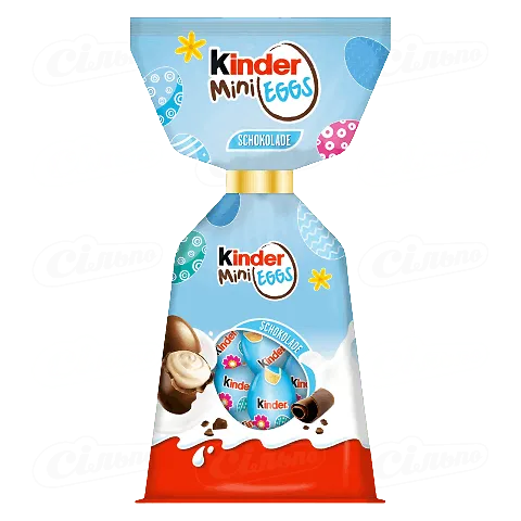 Цукерки Kinder яйця шоколадні з молочним кремом, 85г
