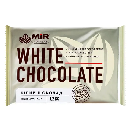 Шоколад білий Mir 26% 1,2кг