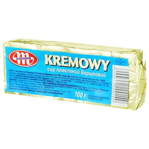 Сир Млековіта Мазовецький плавлений вершковий 60%, 100г