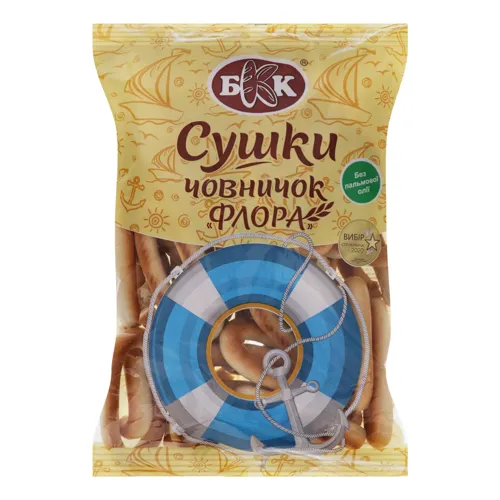 Сушки човничок Флора БКК м/у 300г