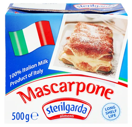 Сир 80% м'який Mascarpone Sterilgarda т/п 500г