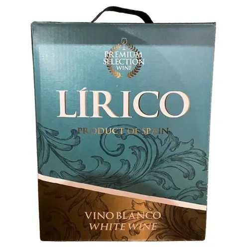 Вино Vincente Gandia Lirico Blanco, біле, сухе, 11,5%, 3л