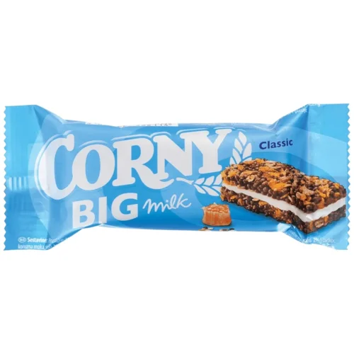 Батончик злаковий Corny з молочно-кремовою начинкою 40г