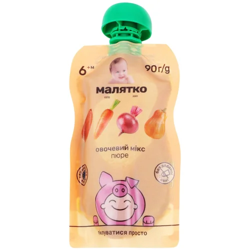 Пюре Малятко Овочевий мікс 90г