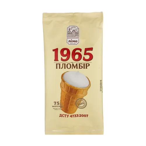 Морозиво 1965 Пломбір Лімо 75г ст