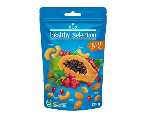 Суміш горіхів і фруктів Healthy Selection №2 Winway д/п 100г