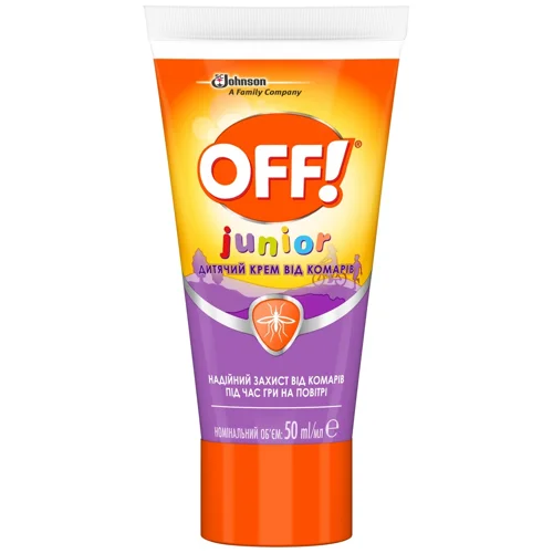 Крем дитячий проти комарів OFF! Junior 50мл
