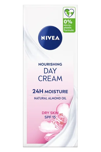 Крем Nivea Живильний Інтенсивне зволоження для сухої та чутливої шкіри обличчя Spf 15 50мл