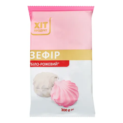 Зефір Біло-рожевий Хіт Продукт м/у 300г
