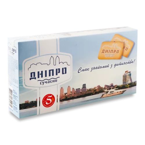 Печиво Дніпро сучасне Дніпровський хлібокомбінат №5 к/у, 500г