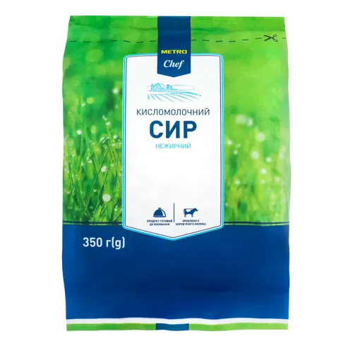 Сир кисломолочний нежирний Metro Chef м/у 350г