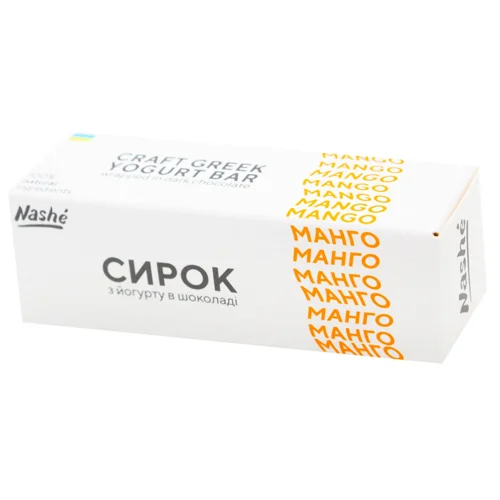 Сирок Nashe Манго з йогурту в шоколаді 15% 48г