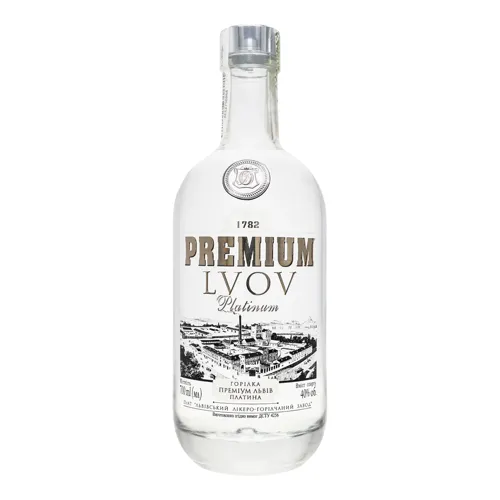 Горілка 0.7л 40% Platinum Premium Lvov пл