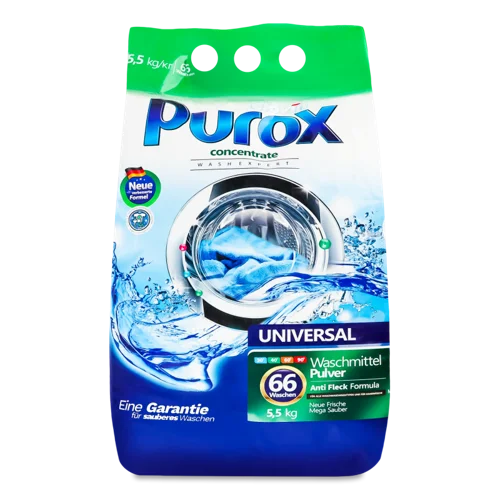 Мийний Порошкоподібний Засіб Universal Purox, 5.5 кг
