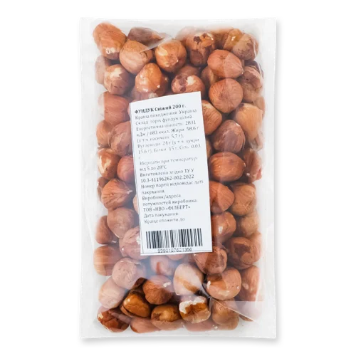 Фундук Свіжий, ТОВ НВО Філберт, м/у, 200 г
