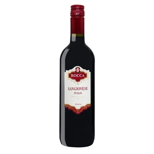 Вино Rocca Sangiovese Puglia IGT червоне напівсухе 12% 0,75л
