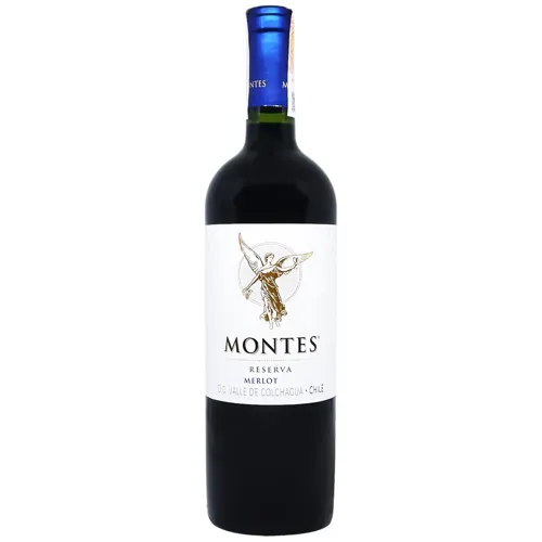 Вино Montes Reserva Merlot червоне сухе 14,5% 0,75л