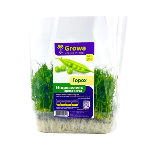 Мікрозелень зростаюча Growa Горох 50г