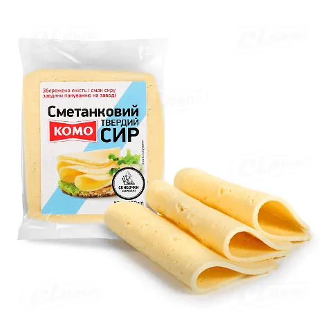 Сир «Комо» «Сметанковий» 50% слайси, кг