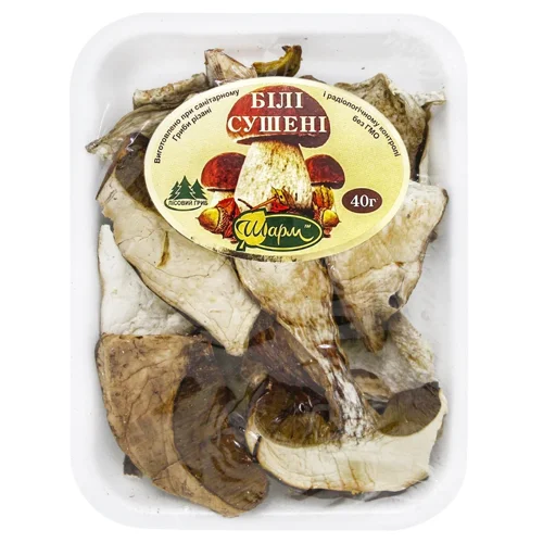 Гриби Шарм Білі сушені 40г