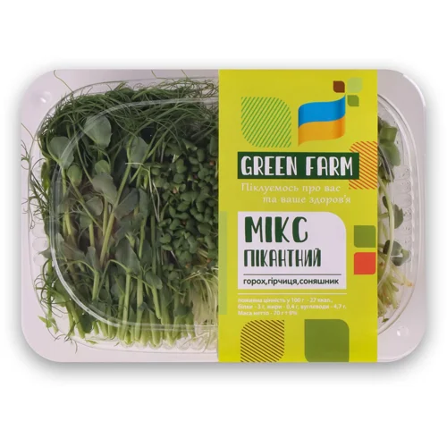 Мікрозелень Green Farm Мікс пікантний,70г