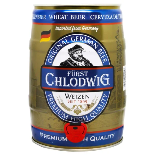 Пиво Furst Chlodwig Weizen світле нефільтроване 5,3% 5л
