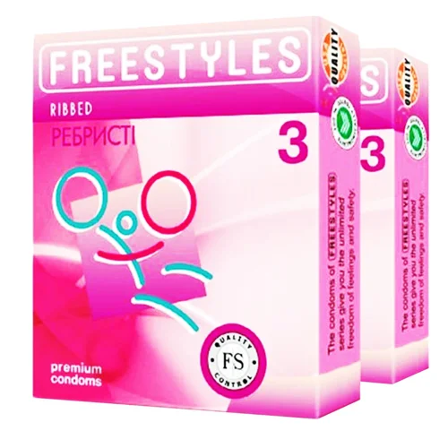 Презервативи Freestyles Ribbed 3шт
